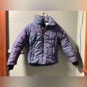 All in Motion Kids Puffer Jacket - Purple and Blue